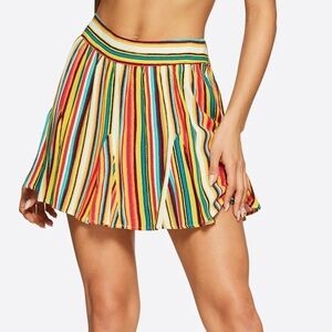 Jessica Simpson: Archer Skort, Torrid Striped, Full Mini Skirt, Small NWT